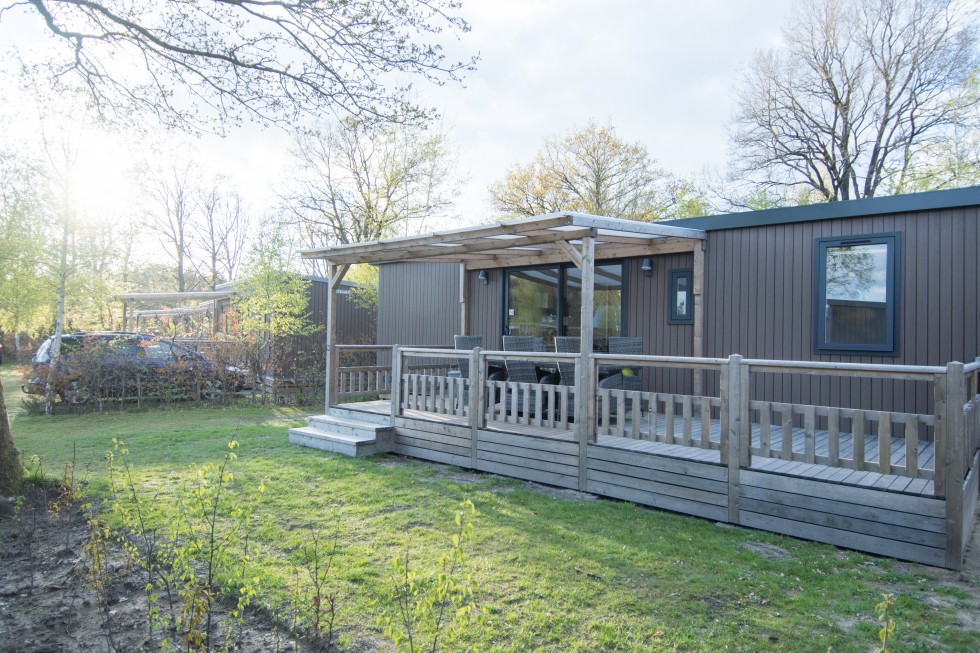 Chalet 6-persoons de luxe in Drenthe