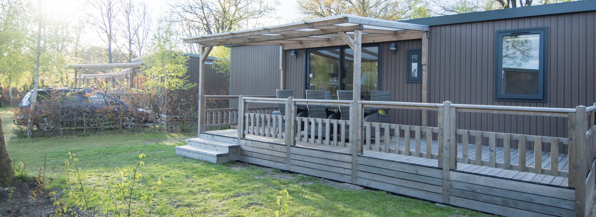 Chalet 6-persoons de luxe in Drenthe