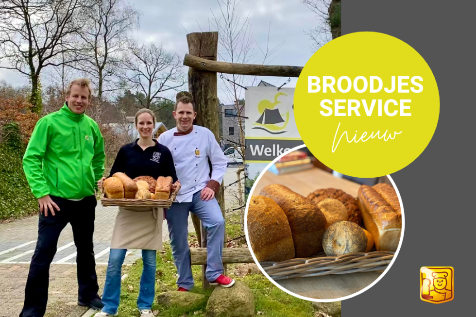 Frühstücksservice auf dem Camping de Berken