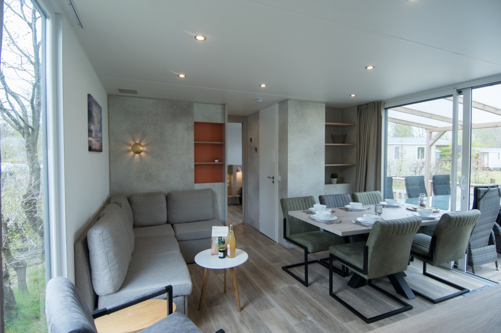 Chalet 6-persoons de luxe in Drenthe