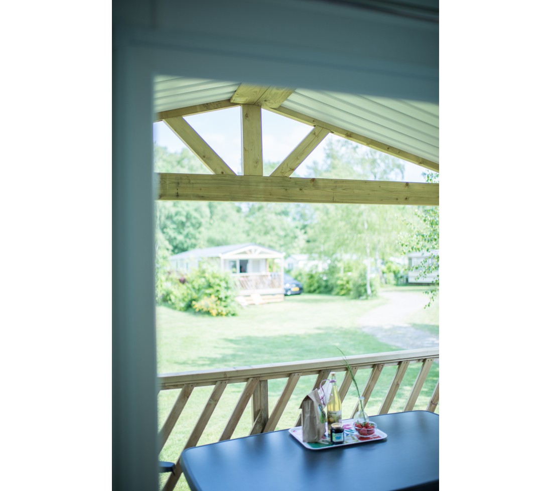 Chalet met frontkamer in Drenthe