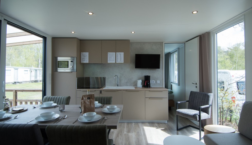 Chalet 6-persoons de luxe in Drenthe