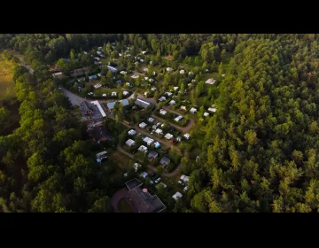 Luchtfoto camping de berken