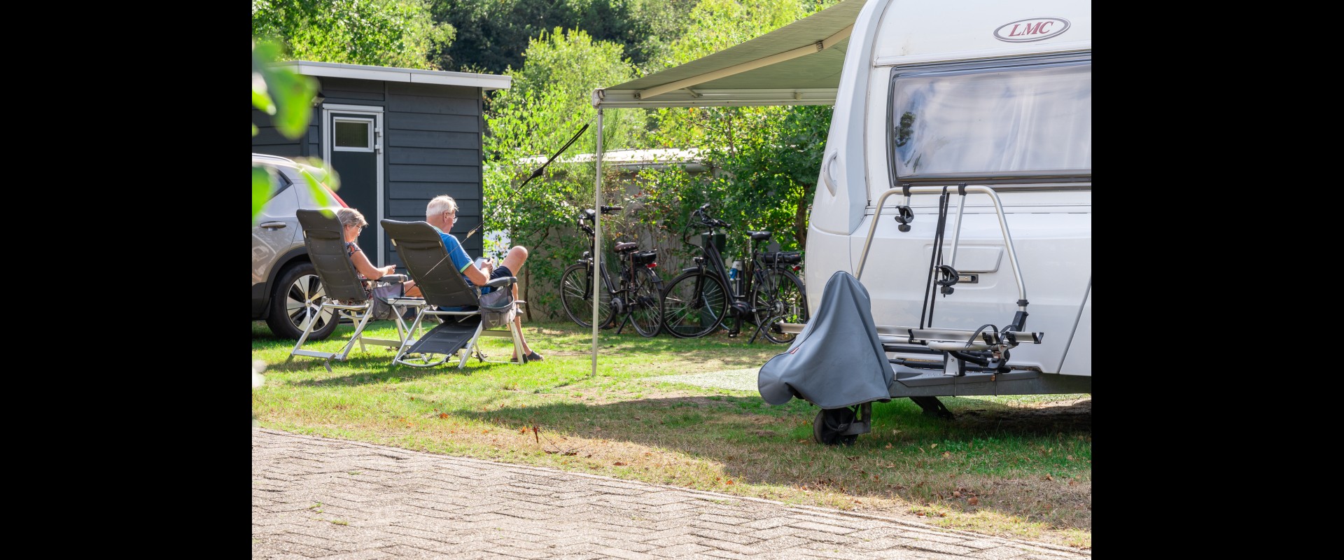 Kampeerplaats met prive sanitair in Drenthe