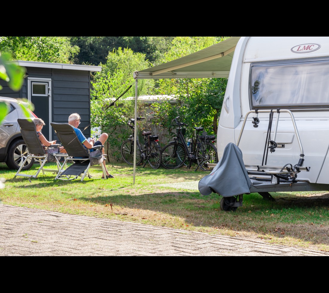 Kampeerplaats met prive sanitair in Drenthe