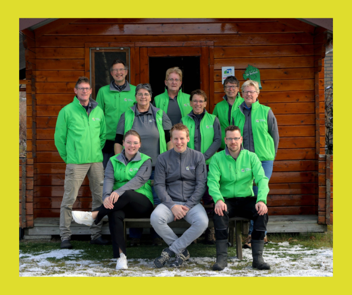 Teamfoto Camping de Berken in Drenthe