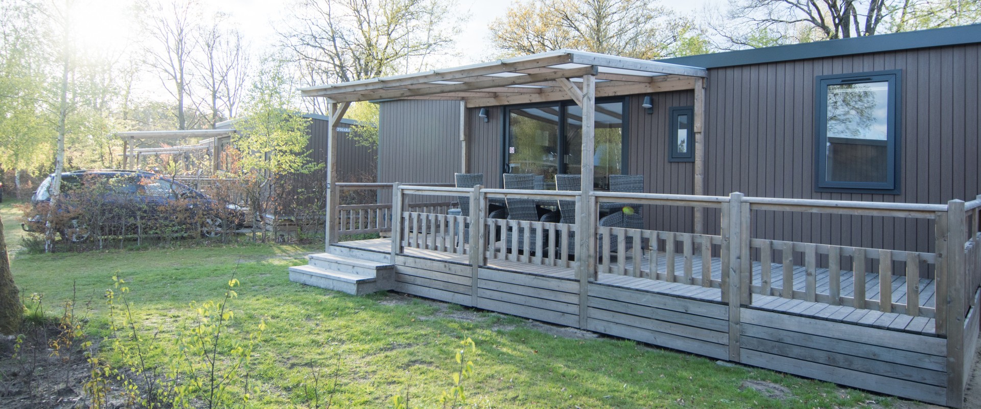 Chalet 6-persoons de luxe in Drenthe