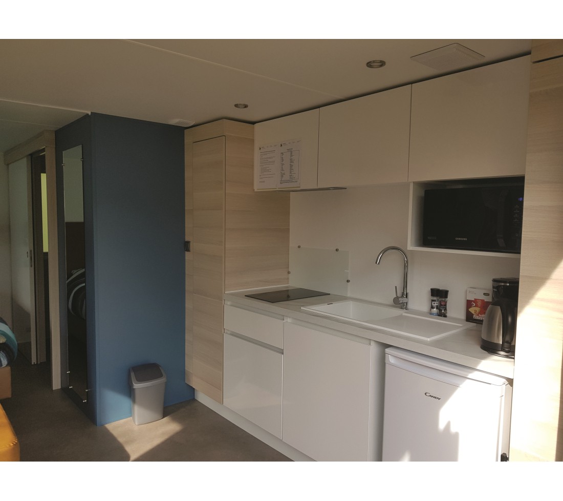 Kitchenette hotelkamer in Gasselte