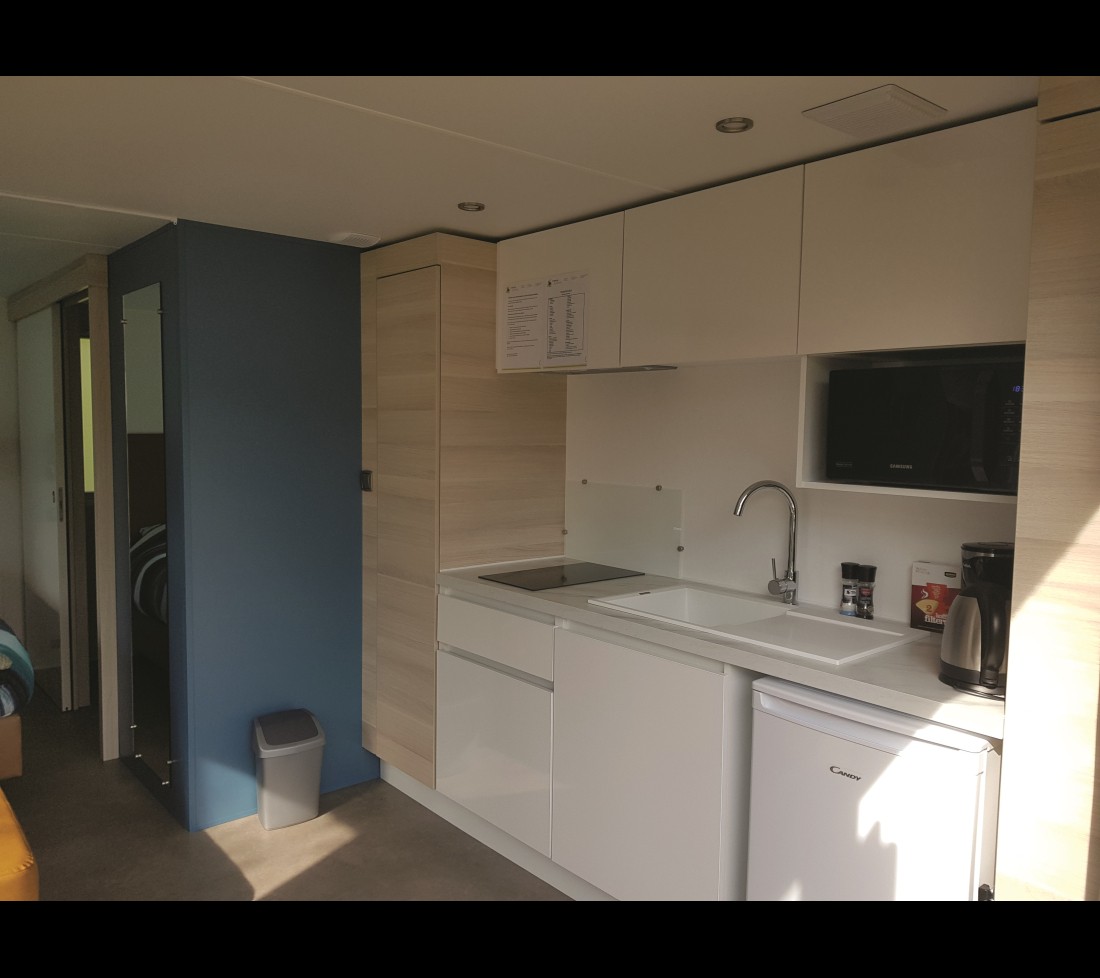 Kitchenette hotelkamer in Gasselte