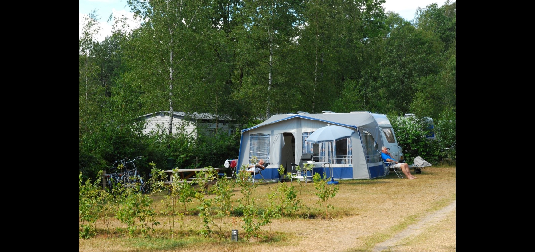 Extra grote comfortplaatsen - Camping de Berken