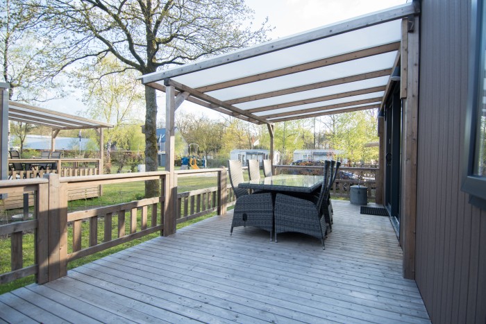 Chalet 6-persoons de luxe in Drenthe