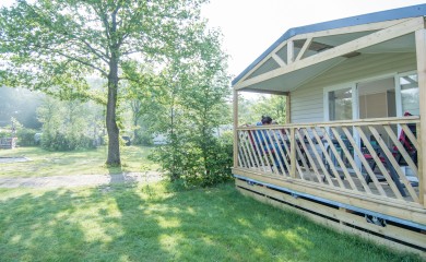 Chalet met frontkamer in Drenthe