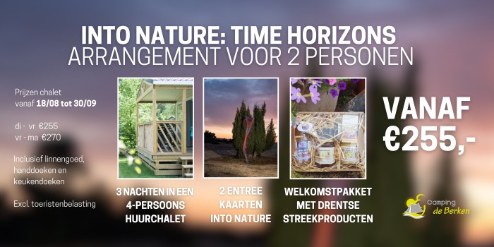 Into Nature banner chalet