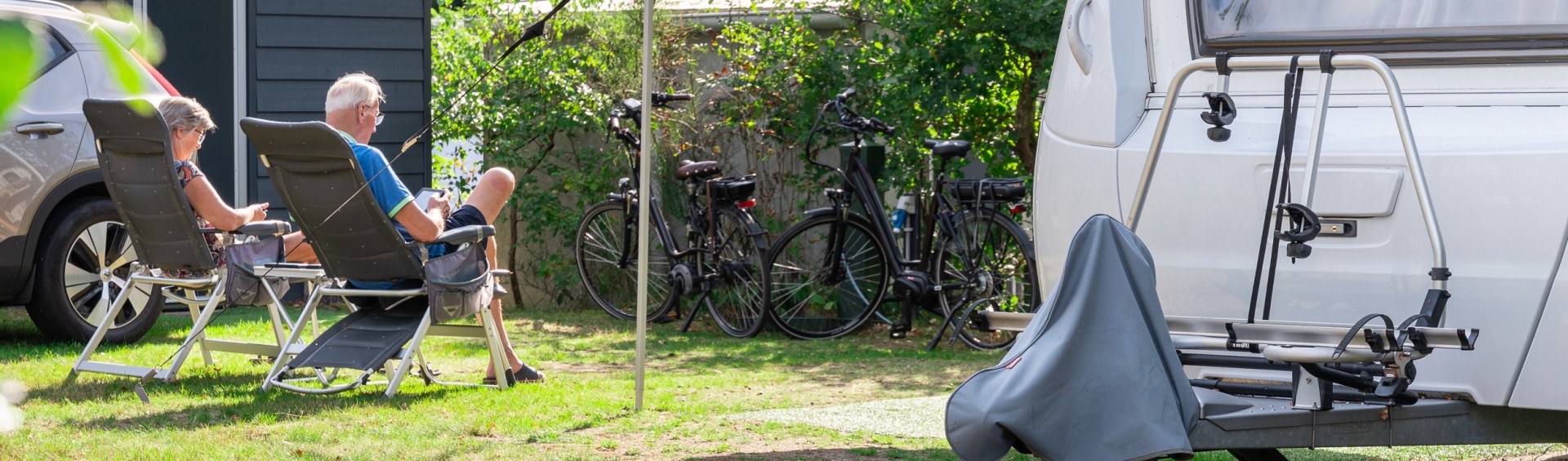 Kampeerplaats met prive sanitair in Drenthe